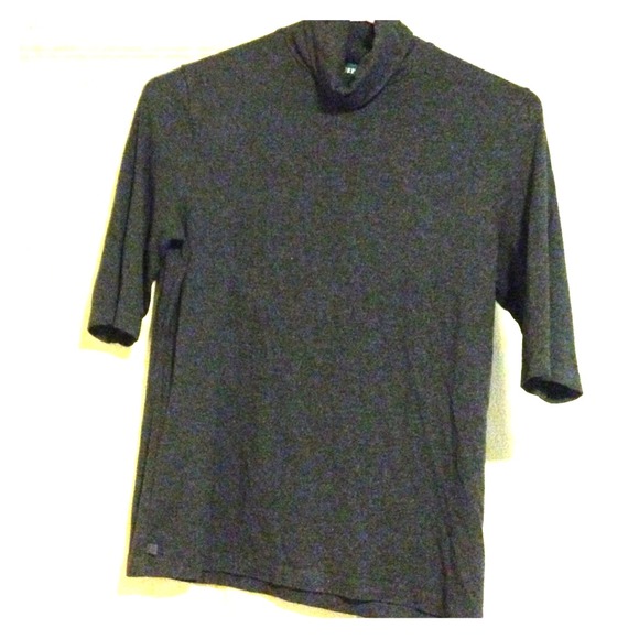 "Ralph Lauren" gray short sleeved turtleneck..