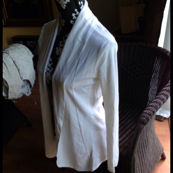 Light weight white jacket.