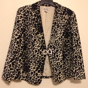 Animal print jacket