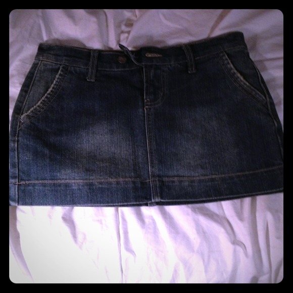 Blue jean skirt!