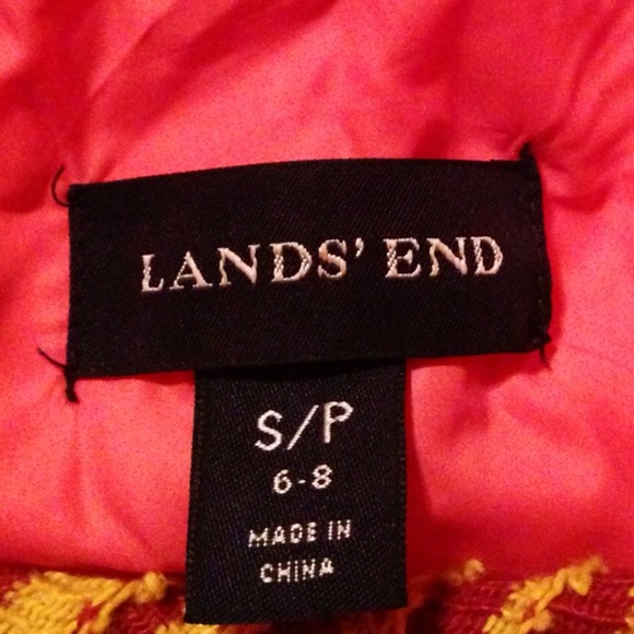 👚Coral Land's End puffer winter jacket - Picture 2 of 4