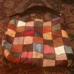 Lucky brand patch work purse