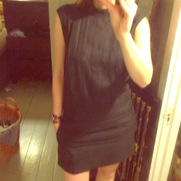 Theory Dresses & Skirts - 😍 reserved 😍 100% silk black Theory dress