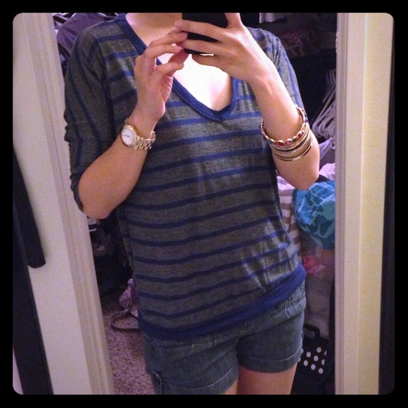 ❌SOLD❌ Batwing striped top