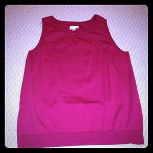 Plus size sweater tank