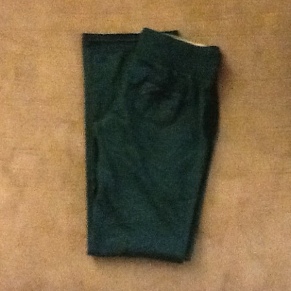 Green sweat pants
