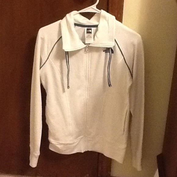 White north face jacket