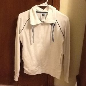 White north face jacket