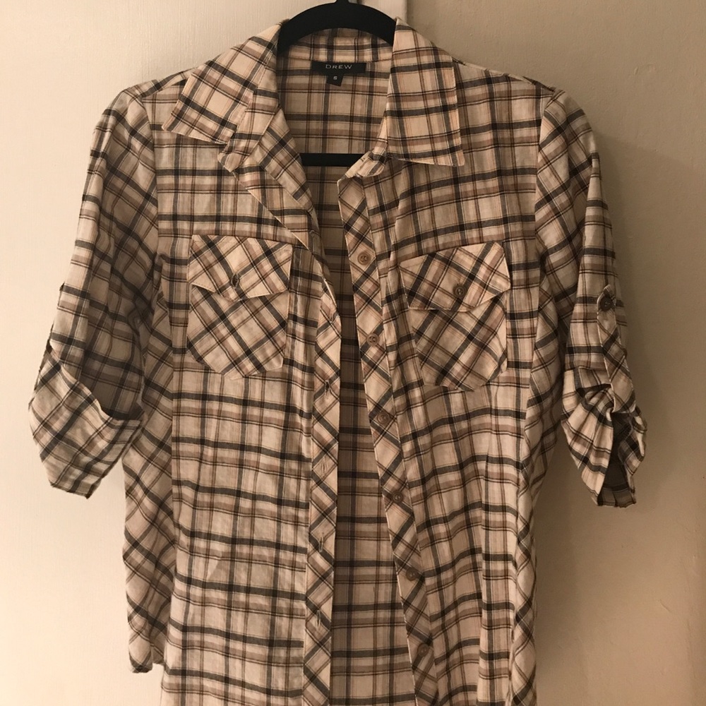 Drew J. Cooper Dominique Plaid shirt