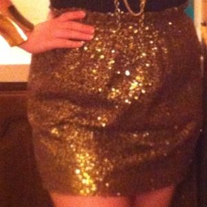 Sequin skirt