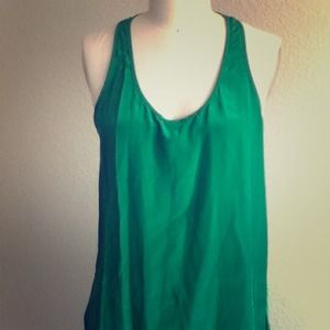 Silk Racer Tank | Kelly Green - NEW