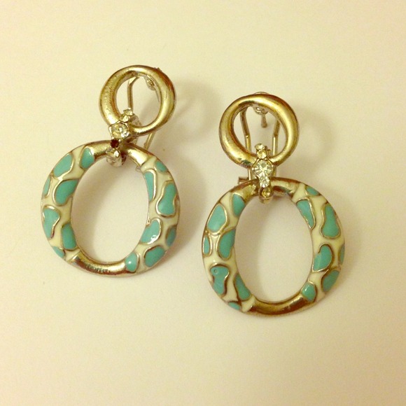Earrings(blue)❤