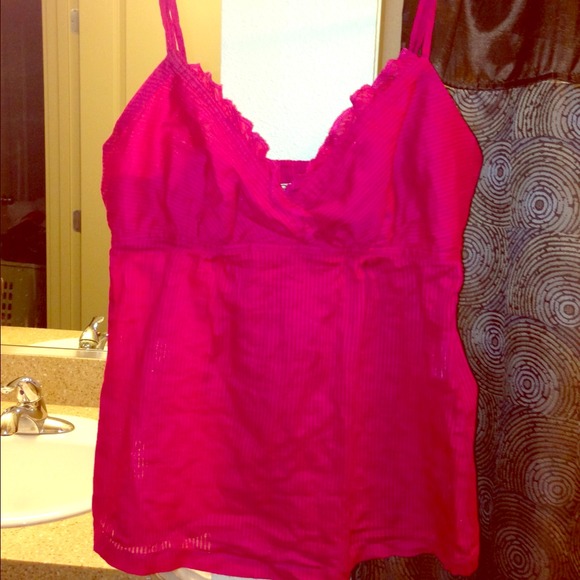 "Romy" pretty pink striped top