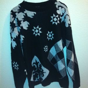 Geometric shape sweater, fits medium