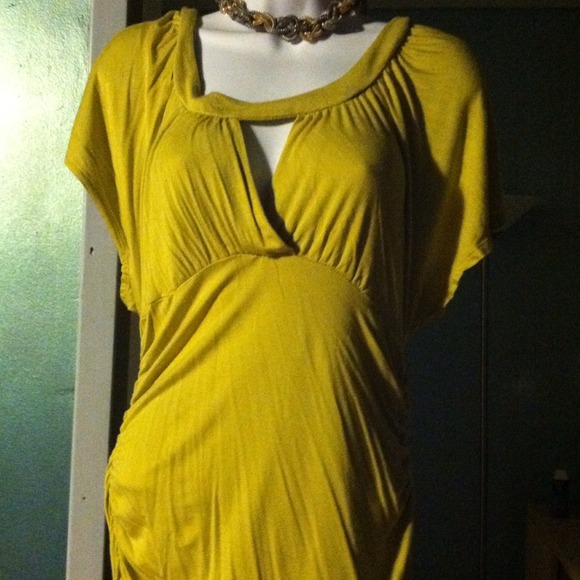 Mustard seed yellow dress/ tunic