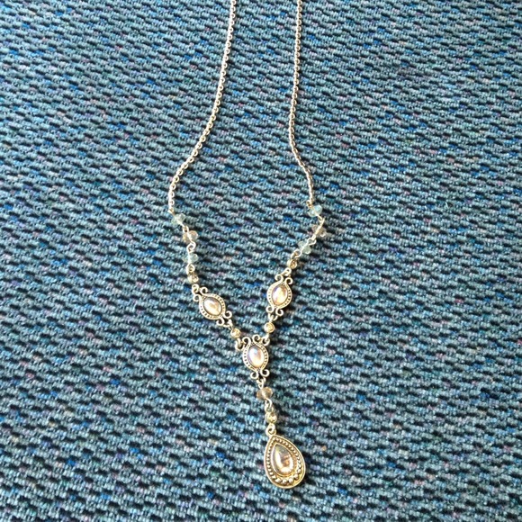Vintage Y shape necklace