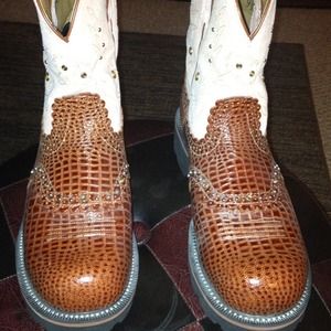 Made by Fatbaby gator cowboy boots