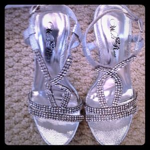 Silver Formal Shoes