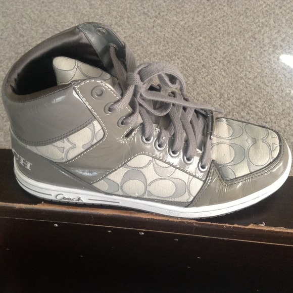 Gray coach sneakers - Picture 2 of 3