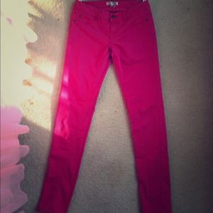 Hot Pink Skinny Jeans