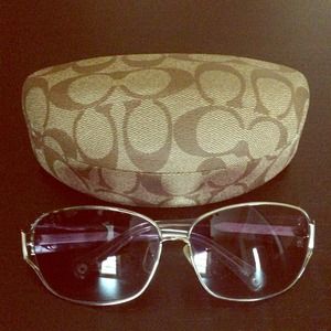 Reserved - Fabulous Coach Clear Sunglasses