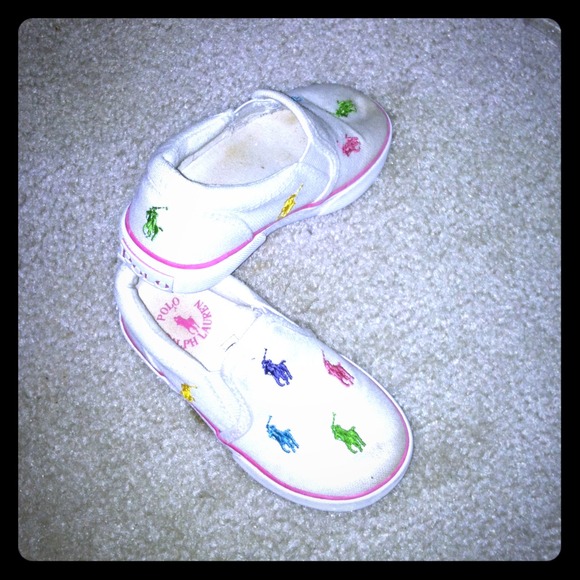 **SOLD***Polo toddler girls slip on shoes