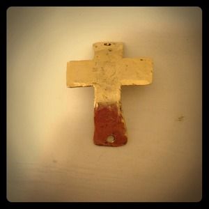 SOLD Cross charm for bracelet.