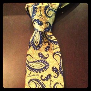 Authentic Burberry men's tie