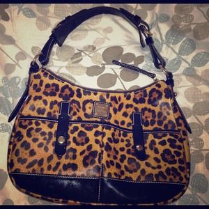 Leopard Dooney & Bourke purse