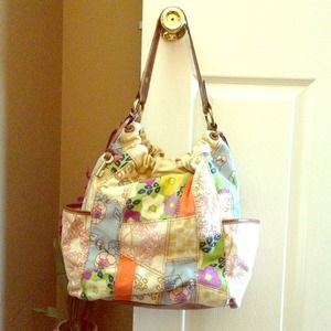 REDUCED! FOSSIL patchwork shoulder handbag
