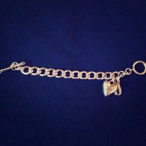 Juicy Couture Gold Starter Charm Bracelet