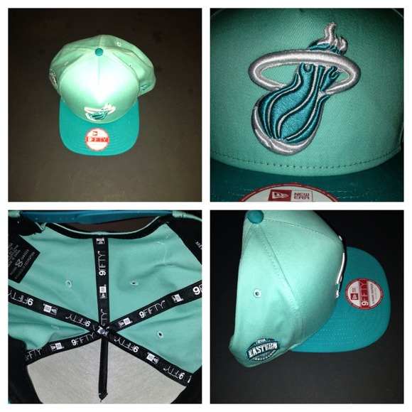 Accessories - Turquoise Miami heat SnapBack.  Hold for @ladyh