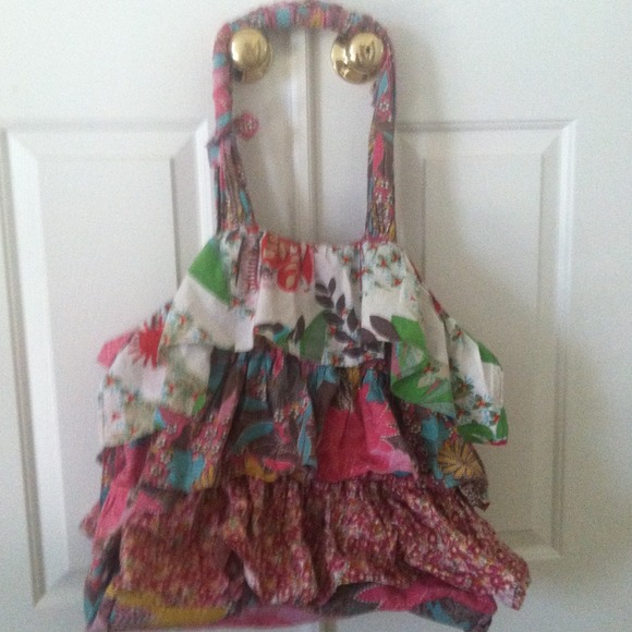 Large frilly bag