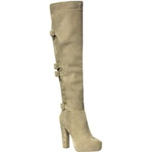 Fabulous over-the-knee taupe bakers heels!!!!!