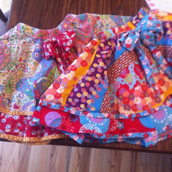 2 Boutique Girls size 7 Jelly the Pug skirts!