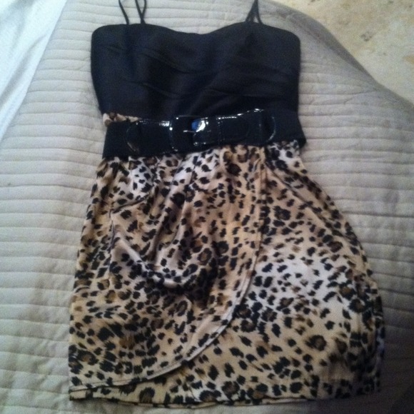 Cheetah dress string removable if wanted - Picture 1 of 3