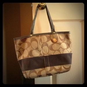 COACH tote, small shoulder handbag