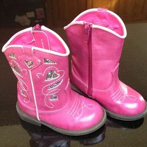 **SOLD***Pink Cowgirl Boots