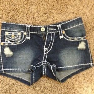 True Religion jean shorts