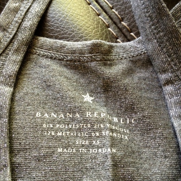 Banana Republic shimmer tank top. Size XS! - Picture 2 of 2
