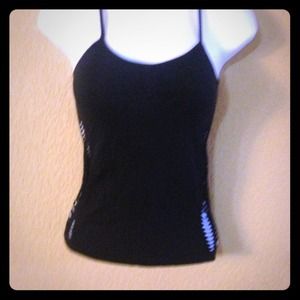 Sexy black stretch tank