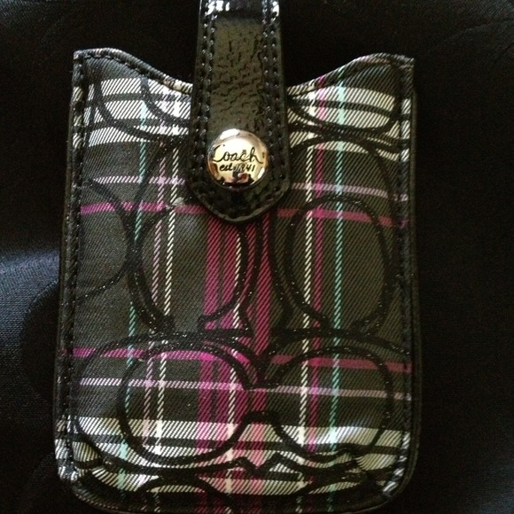 Coach iPhone holder