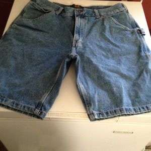 2 pair mens carpenter jean shorts