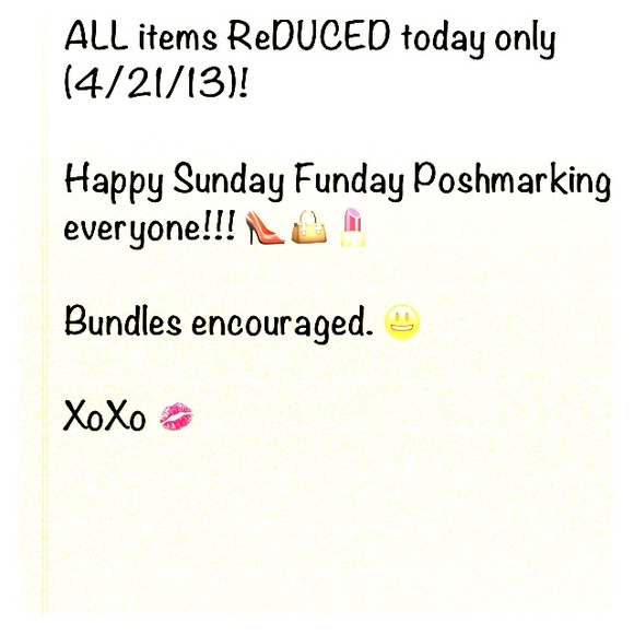 Reduced prices for every unsold item listed! 😃