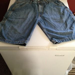Levis carpenter jean shorts