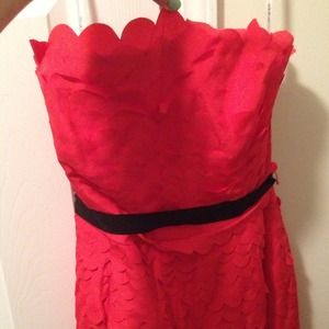 Red and black short dress. Nwt