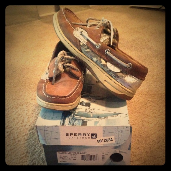 Sperry Leopard Sequins