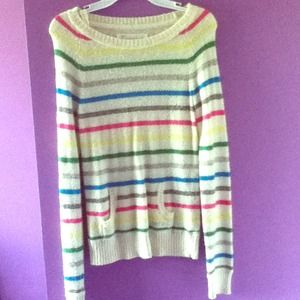 Long Sleeve Striped Sweater