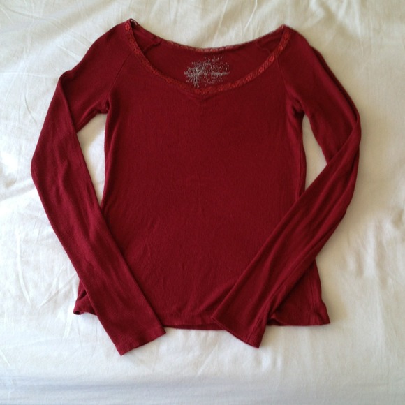 Red Long Sleeve Shirt