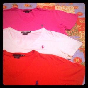 RL Sport V-Neck Polo Tops for Women